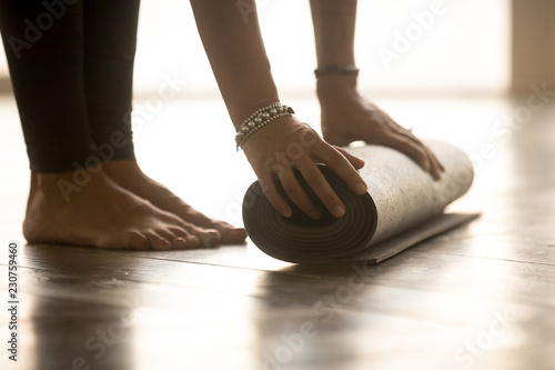 Meditation Session Fit Healthy Mindful Life Concept Hands Of Fit