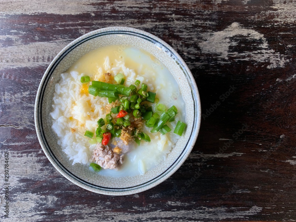 Chinese Rice Congee Stock Photo | Adobe Stock
