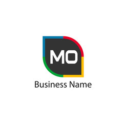 Initial Letter MO Logo Template Design