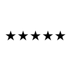 Wall Mural - five star icon