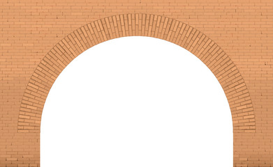 Wall Mural - Old brick arch loft facade