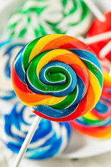 Poster - Sweet Multi Colored Lollipops