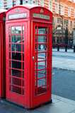 Fototapeta Londyn - Call box in London city