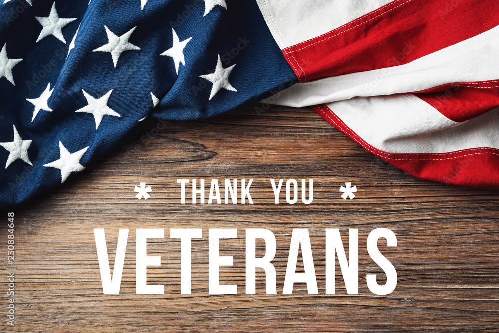 Thank You Veterans - obrazy, fototapety, plakaty 