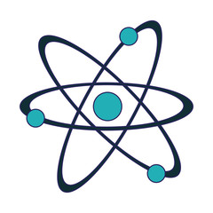 Atom science symbol