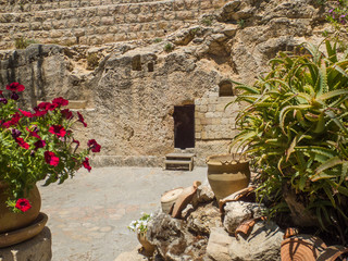 The Garden Tomb, rock tomb in Jerusalem, Israel