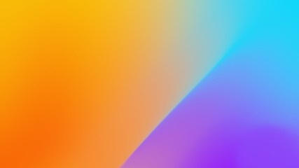 Abstract blurred gradient background in bright colors, Trendy modern design.