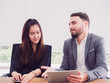 © potsawat - business people in meeting room,Business team explaining new business ideas
