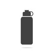 Reusable water bottle icon vector