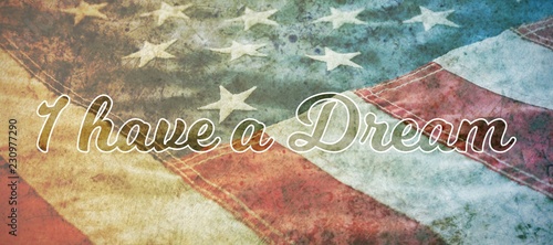 Cuadros en Lienzo Composite image of i have a dream