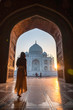 Sunrise in Taj Mahal India 