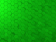 © kugelwolf - Beautiful abstract shiny light and wall background honeycomb in green color