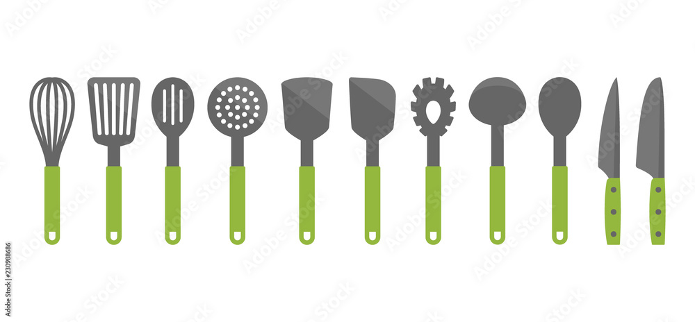 Cartoon Kitchen Utensils