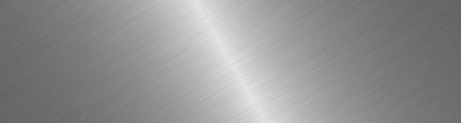 brushed metal surface. texture of metal. abstract steel background. wide image