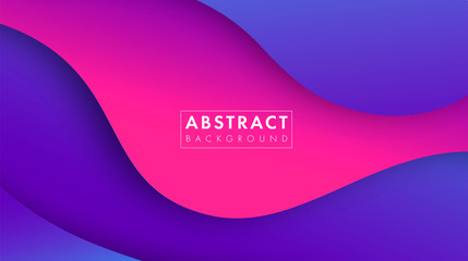 Wall Mural - colorful abstract geometric background.trend gradient. fluid shapes composition. eps10 vector.