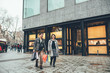 © DavidPrado - Asian couple shopping in barcelona