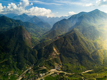Mountains In Sa Pa, Vietnam