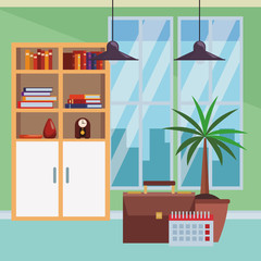 Poster - Business office interior