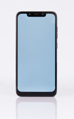 Wall Mural - Front frame of smartphone with notch