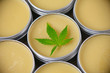 Cannabis hemp cream or salve - marijuana topicals concept