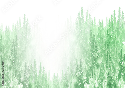 Watercolor Group Of Trees Fir Pine Cedar Fir Tree Green Forest Landscape Forest Landscape Drawing On White Isolated Background Ecological Poster Misty Forest In Haze Buy This Stock Illustration And Explore Watercolor Group Of Trees Fir Pine Cedar Fir Tree Green Forest Landscape Forest Landscape Drawing On White Isolated Background Ecological Poster Misty Forest In Haze Buy This Stock Illustration And Explore