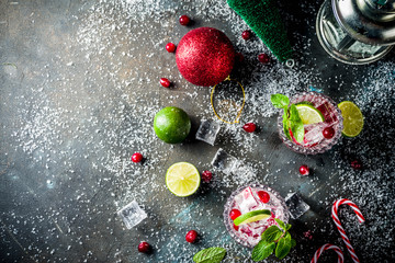 Christmas Cranberry cocktail