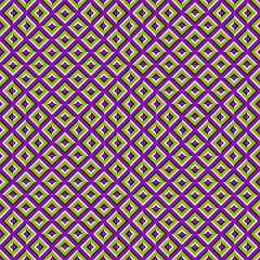 Poster - Optical illusion seamless pattern of moving squares.