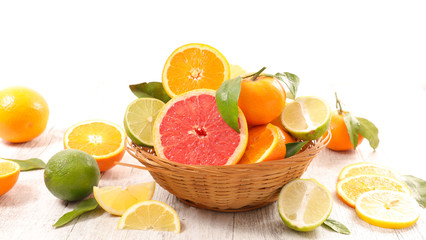 Sticker - assorted citrus fruit
