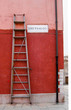 Ladder against wall Italy