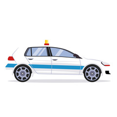 Canvas Print - Police car vector illustration