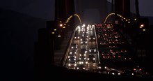 Traffic On Rush Hour At The Golden Gate Bridge By Night