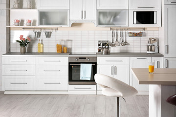 Sticker - Light modern kitchen interior with new oven