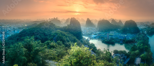 Fotografía Li River and Karst mountains Guilin, Yangshuo