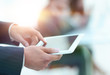© ASDF - closeup.businessman with tablet computer