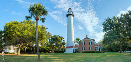Fotografía Lighthouse in the early morning on St Simons Island, GA