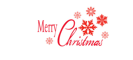 Wall Mural - Vector Merry Christmas