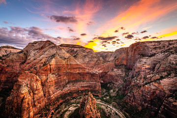 Sticker - Angels Landing at Dawn