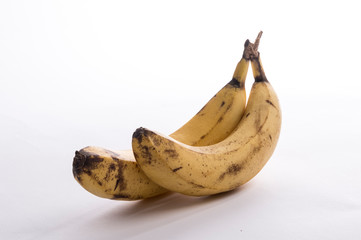 Two ripe bananas