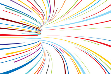 Abstract line vector background