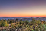 Fototapeta Sawanna - Colorful sunset in the mountains.