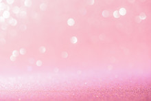 Pink Bokeh Lights Abstract Background