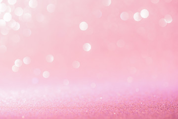 pink bokeh lights abstract background