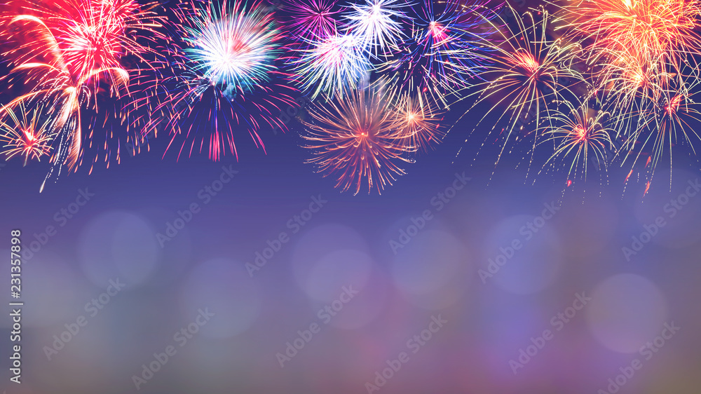 Colorful firework background 8 Stock Photo | Adobe Stock