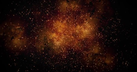 Wall Mural - realistic explosion and blasts with luma channel. visual effects element.