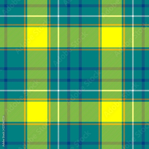 orange and blue kilt