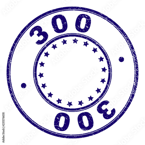 Fotografie, Obraz 300 stamp seal imprint with grunge texture