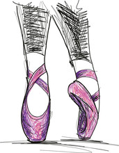 Dance Ballerina Ballet Shoes