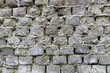old brick wall of gray