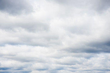cloudy sky of winter