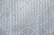 chain-link fence of blue